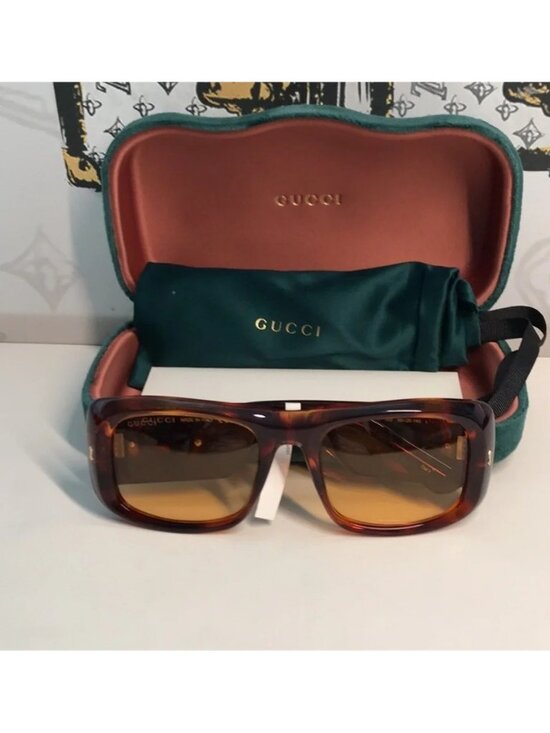 New Authentic Gucci Tortoiseshell Sunglasses with Brown Lenses GG1251s 002 main image 7